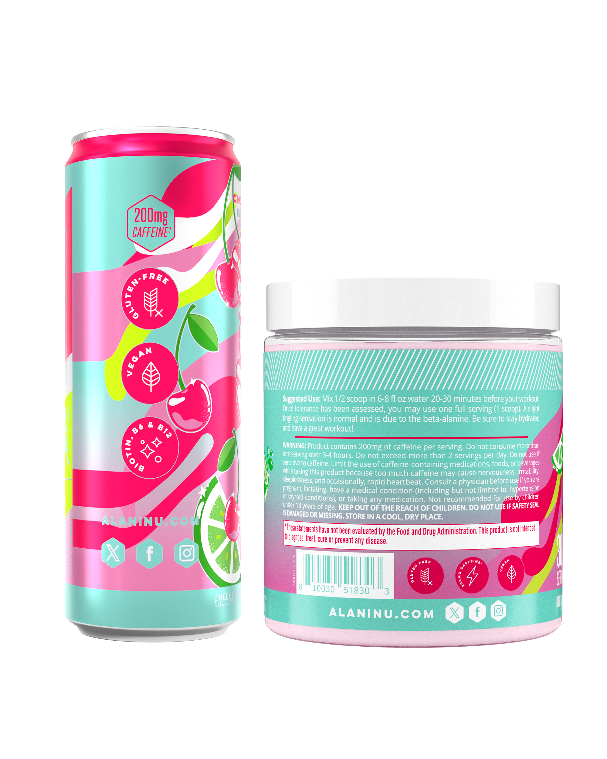 Energy Drink & Pre-Workout - Cherry Twist - Image 2
